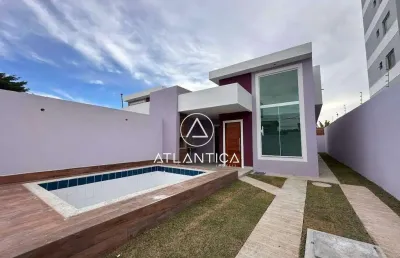 Atlântica imóveis tem excelente casa à venda, por r$ 550.000,00 - rio das ostras/ rj