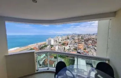 Atlântica imóveis tem excelente apartamento mobiliado para locação na praia campista – conforto, localização e estrutura completa!