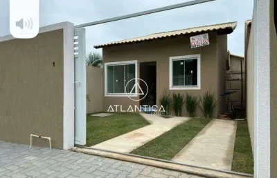 Atlântica imóveis tem excelente casa à venda, por r$ 350.000,00 - rio das ostras/ rj
