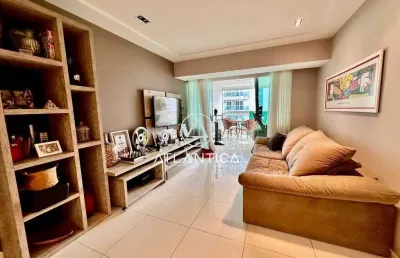 Atlântica imóveis tem excelente apartamento mobiliado para locação no bairro da glória, macaé/rj por r$ 4.500,00.