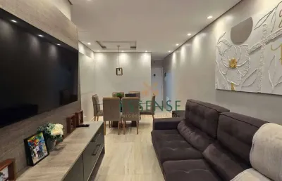 Apartamento à venda de 66m² no condomínio vila nova paisagem em suzano/sp: 03 dormitórios
