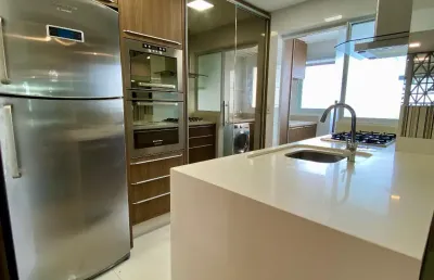 Apartamento de 3 dormitórios mobiliado, equipado e climatizado no estreito