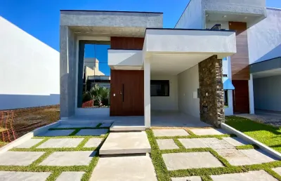 Casa térrea em condomínio fechado no deltaville em biguaçu