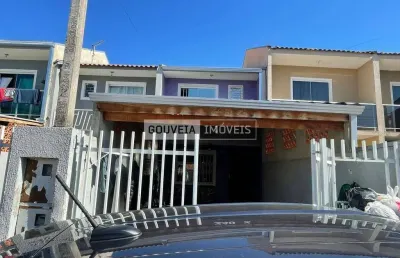 Sobrado com 2 dormitórios, 65,60 m², à venda por r$ 370.000 - cidade industrial, curitiba (pr)