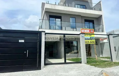 Sobrado triplex com 3 dormitórios, 1 suíte, 134 m², à venda por r$ 920.000 - portão, curitiba (pr)