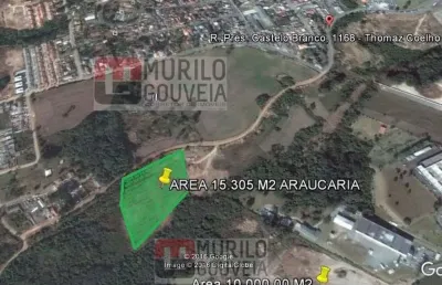 Terreno com 15.305 m², à venda por r$ 5.356.750 - thomaz coelho, araucária (pr) - zi