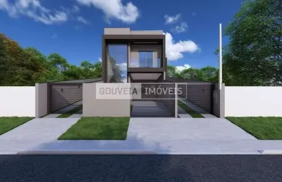 Sobrado com 3 dormitórios, 1 suíte, 112 m², à venda por r$ 639.000 - xaxim, curitiba (pr)