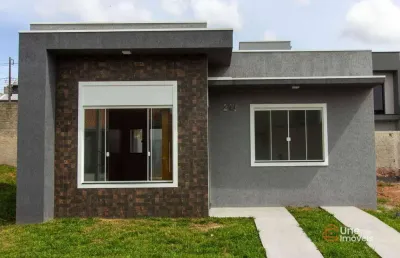 Casa com 3 dormitórios à venda, 58 m² por r$ 355.000,00 - itaqui - campo largo/pr