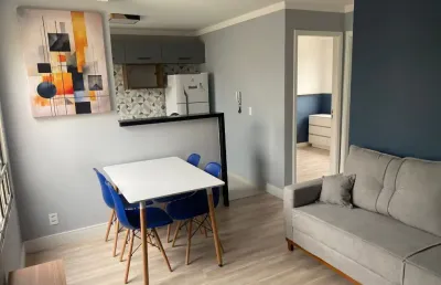 Vende-se apartamento mobiliado 2 dormitórios  lazer completo