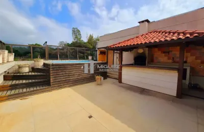 Cobertura espetacular a venda na rua aníbal de moreira, tijuca, rio de janeiro. área gourmet, piscina, varandão com cortina de vidro, 2 salas, 3 quartos, suíte, 5 banheiros, área externa
