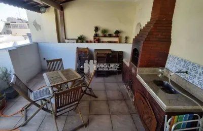 Cobertura a venda linear com 3 quartos, tijuca - rio de janeiro - código 13175