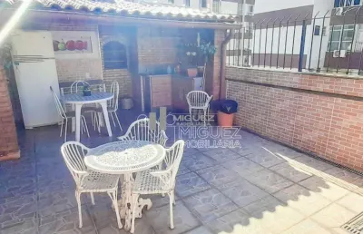 Código 2250 - cobertura com 3 quartos, vaga, tijuca - rio de janeiro
