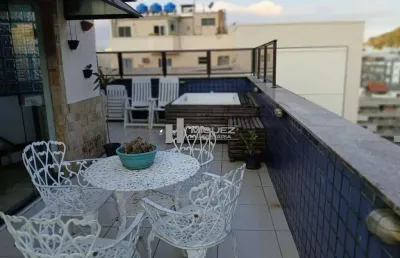 A venda cobertura em localização espetacular na rua uruguai, colado ao metrô! 3 quartos sendo 1 suíte vaga e portaria 24 horas código 21213