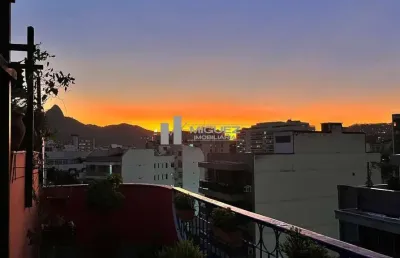 Cobertura à venda rua maria amália - 4 quartos com 2 suites e 3 vagas de garagem - tijuca - código 21455