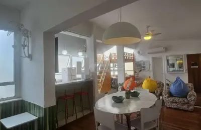 Avenida rainha elizabeth, cobertura com energia solar para locação, ipanema, 2 quartos, 1 vaga, psicina, área de lazer