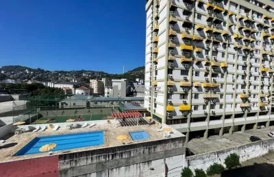 Apartamento à venda na rua sampaio viana - rio comprido! sala 2 quartos com vaga!