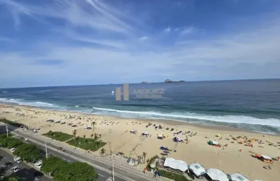 Avenida vieira souto, apartamento vista mar para locação, ipanema, varanda, 2 quartos / 1 suíte - 2 vagas - 90m²