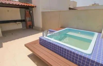 Sensacional cobertura duplex com piscina à venda na rua martins pena! debruçado no metrô afonso pena!