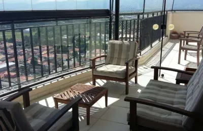 Cobertura com 4 dormitórios à venda, 200 m² - vila costa - taubaté/sp