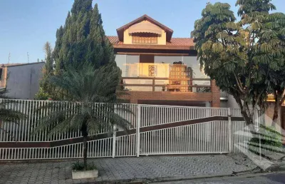 Sobrado com 5 dormitórios à venda, 309 m² - campos elíseos - taubaté/sp