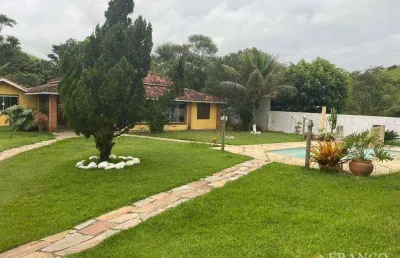 Chácara com 7 dormitórios à venda, 24.200 m² - poço grande - tremembé/sp