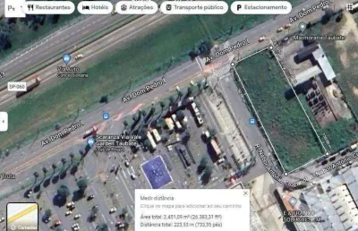 Área à venda, 2.486 m² - residencial estoril - taubaté/sp