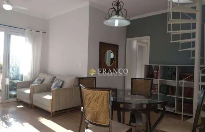 Cobertura duplex com 3 dormitórios à venda, 159 m² - jardim eulália - taubaté/sp