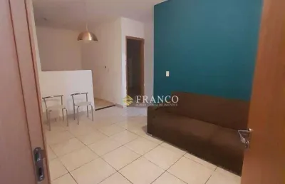 Apartamento com 2 dormitórios à venda, 44 m² - parque senhor do bonfim - taubaté/sp