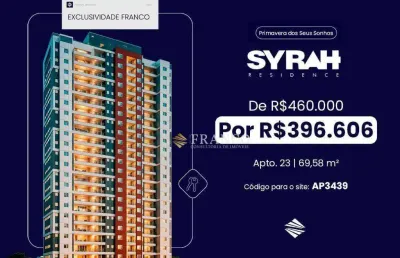 Apartamento com 2 dormitórios à venda, 69m² - bosque flamboyant - taubaté/sp