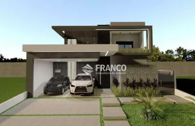 Sobrado em construção, com 4 dormitórios à venda, 245 m² - condomínio residencial green park - taubaté/sp