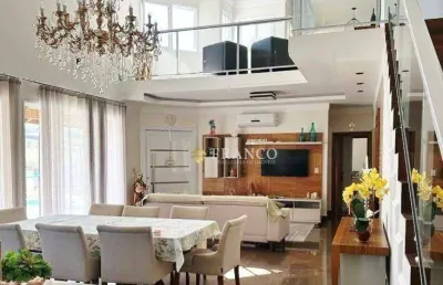 Sobrado com 5 dormitórios à venda, 600 m² - condomínio village da serra - tremembé/sp