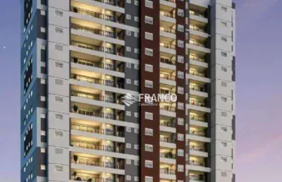 Apartamento com 2 dormitórios à venda, 81 m² - bosque flamboyant - taubaté/sp