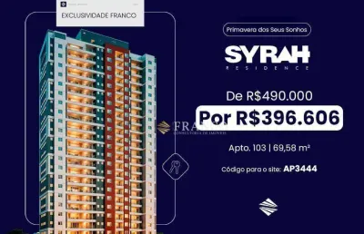 Apartamento à venda, 69 m² por r$ 396.606,00 - bosque flamboyant - taubaté/sp