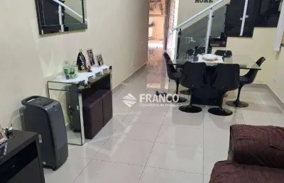 Sobrado com 3 dormitórios à venda, 204 m² - flamboyant - taubaté/sp