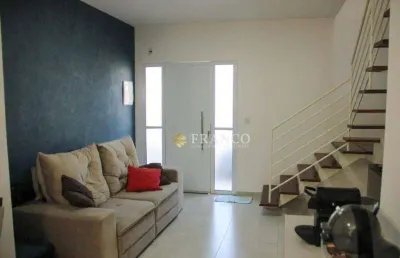 Sobrado com 2 dormitórios à venda, 71 m² - monte belo - taubaté/sp
