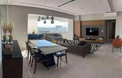 Apartamento com 3 dormitórios à venda, 142 m² - edifício grand terrace - taubaté/sp