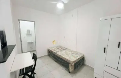 Kitnet com 1 dormitório para alugar, 20 m² - independência - taubaté/sp