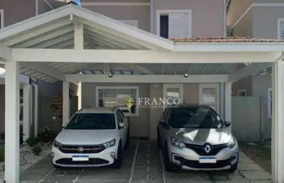 Sobrado com 3 dormitórios à venda, 150 m² - condomínio floradas da serra - tremembé/sp