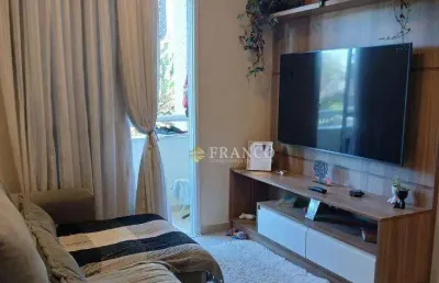 Apartamento com 2 dormitórios à venda, 68 m² - parque são luís - taubaté/sp