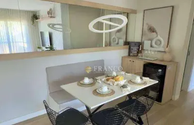 Apartamento com 2 dormitórios à venda, 68,41m² - vila são geraldo - taubaté/sp