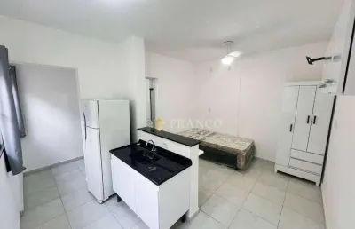 Kitnet com 1 dormitório para alugar, 20 m² - independência - taubaté/sp