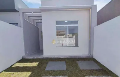 Casa com 2 dormitórios à venda, 60,50m² - residencial antares - taubaté/sp