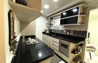 Sobrado geminado com 2 quartos à venda no bairro aventureiro em joinville - sc por r$ 340.000,00.