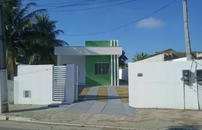 Casa linear à venda em iguabinha  2  quartos sendo 1 ( suite )