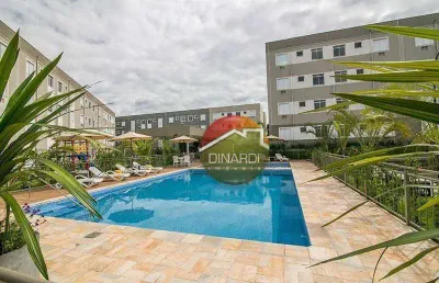Apartamento com 2 dormitórios à venda, 42 m² por r$ 147.000,00 - ipiranga - ribeirão preto/sp