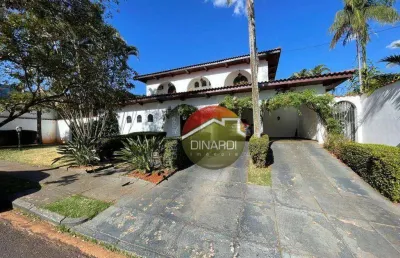 Casa com 4 dormitórios para alugar, 500 m² por r$ 15.180,01/mês - alto da boa vista - ribeirão preto/sp