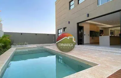 Casa com 4 dormitórios à venda, 428 m² por r$ 4.300.000,00 - olhos d’agua - ribeirão preto/sp