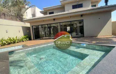 Casa com 4 dormitórios à venda, 420 m² por r$ 3.700.000,00 - bonfim paulista - ribeirão preto/sp