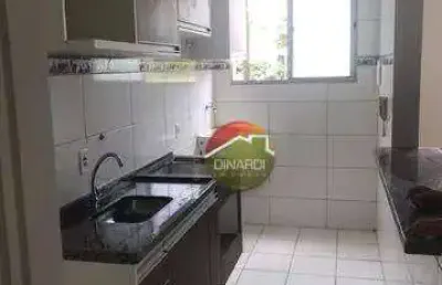Apartamento com 2 dormitórios à venda, 46 m² por r$ 180.000 - ribeirânia - ribeirão preto/sp