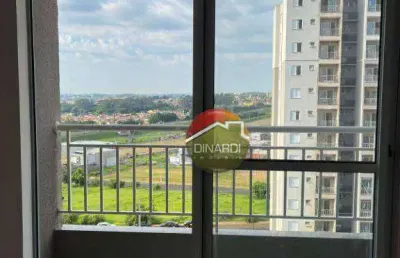 Apartamento com 2 dormitórios para alugar, 48 m² por r$ 1.695,00/mês - parque das oliveiras - ribeirão preto/sp